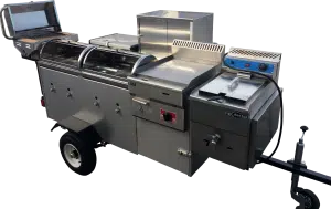 Hot Dog Cart For Sale With Grill And Fryer - The Cater Pro